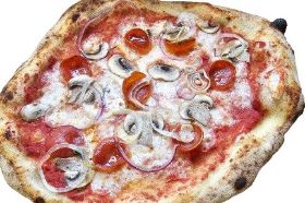 Allergens : Wheat, Milk The Classic PMO, the toppings consist of just a few, high quality ingredients: Sourdough Pizza Crust Fresh Tomato sauce Mozzarella cheese Pepperoni Mushroom Onion